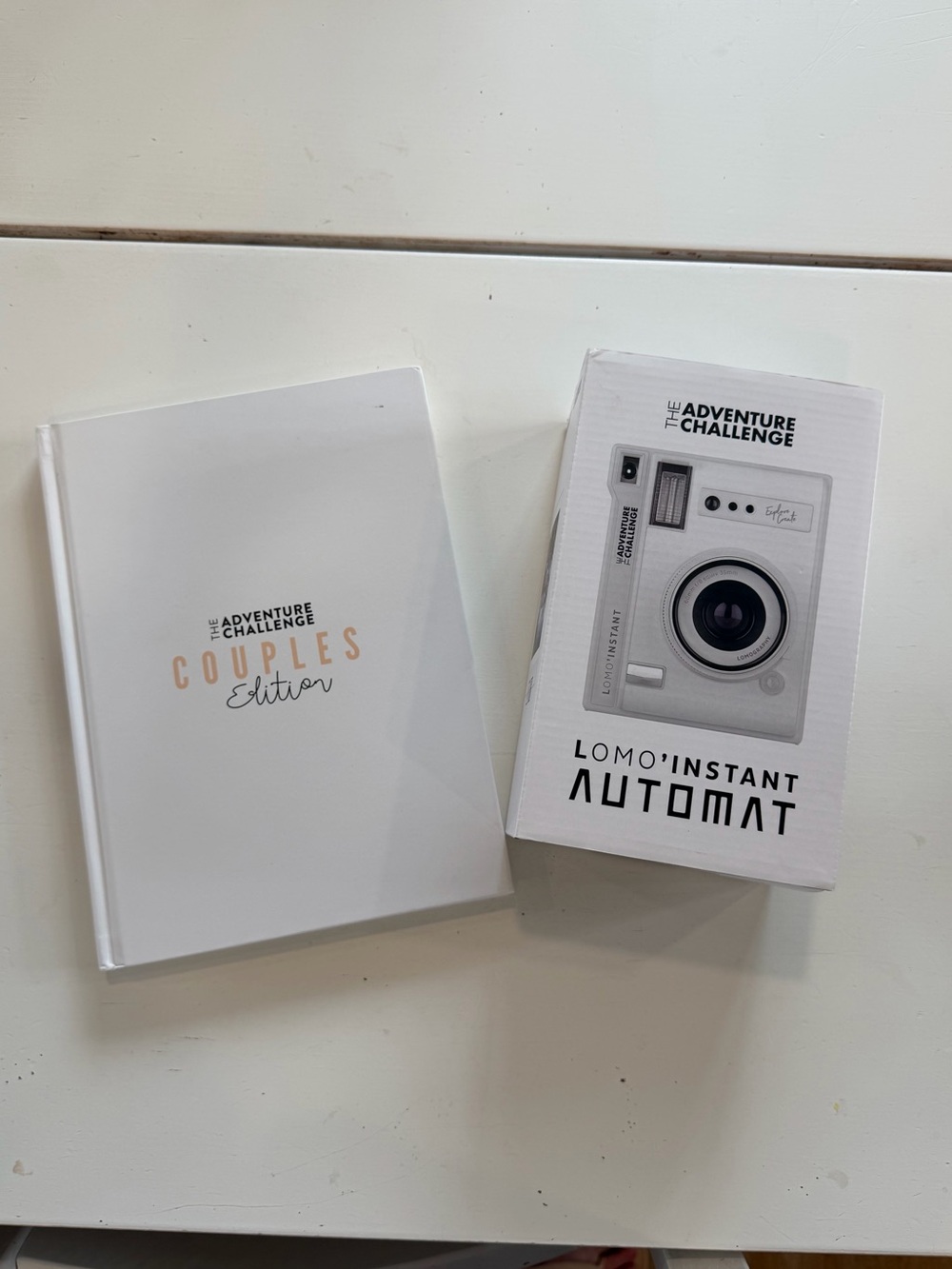 The Adventure Challenge Couples Edition + Lomo'Instant Automat Camera in White